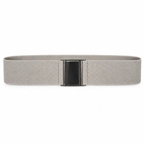 Oscar de la Renta Beige Elastic Stretch Waist Belt Small